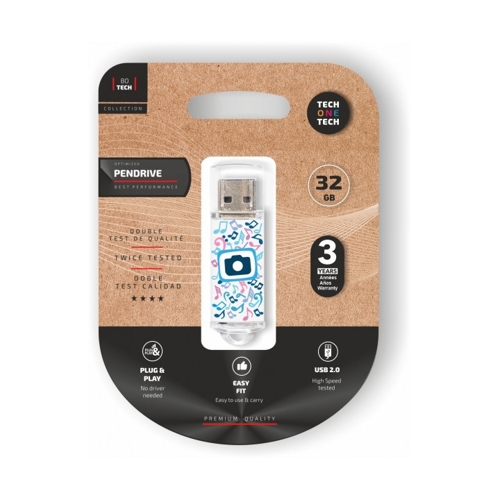 TechOneTech Be Super Foto Dream Memoria USB 2.0 32GB (Pendrive)