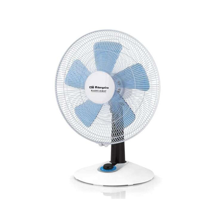 Orbegozo TF 0138 Ventilador de Sobremesa con Diseño Moderno y Seguro - Aspas de 35cm - 4 Velocidades - Funcion Oscilante - Con