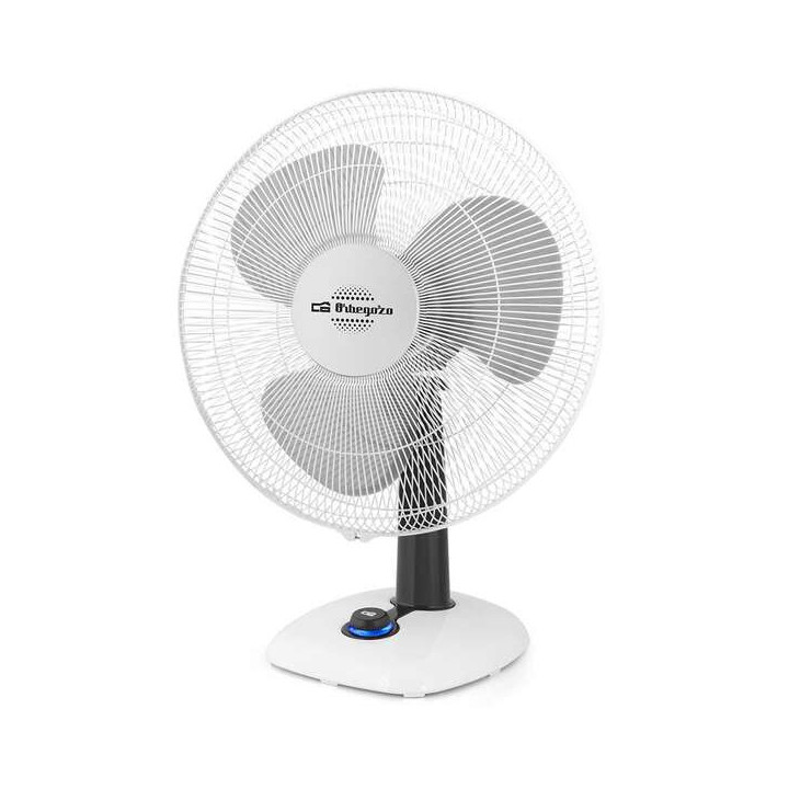 Orbegozo TF 0143 Ventilador de Sobremesa Elegante y Eficiente - Aspas de 40cm - 3 Velocidades - Funcion Oscilacion - Silencioso