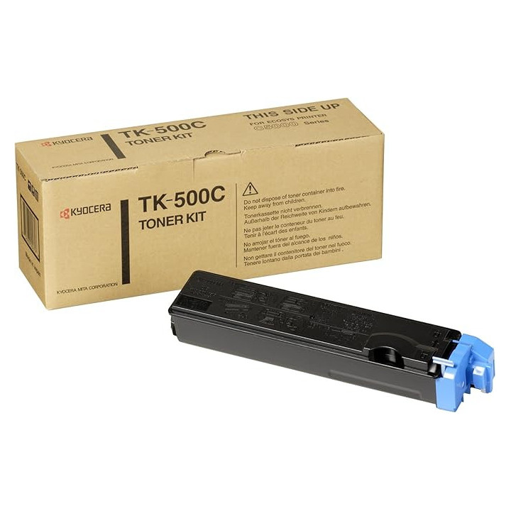 Kyocera TK500C Cyan Cartucho de Toner Original - 370PD5KW/TK500C