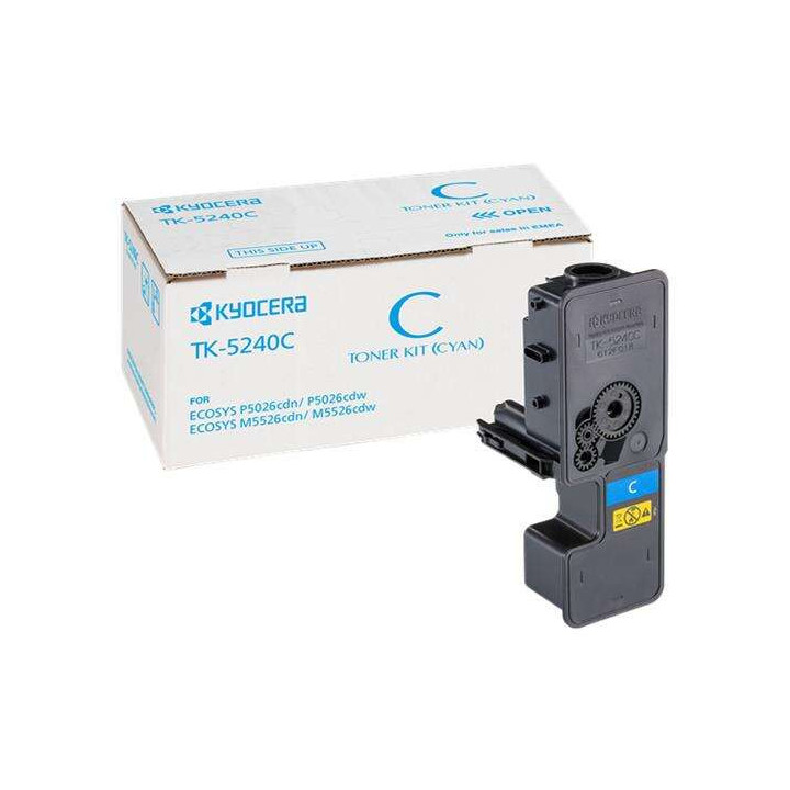 Kyocera TK5240 Cyan Cartucho de Toner Original - 1T02R7CNL0/TK5240C