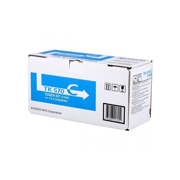 Kyocera TK570C Cyan Cartucho de Toner Original - 1T02HGCEU0/TK570C