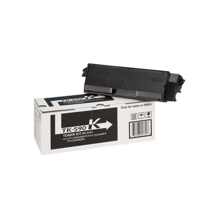 Kyocera TK590 Negro Cartucho de Toner Original - 1T02KV0NL0/TK590K