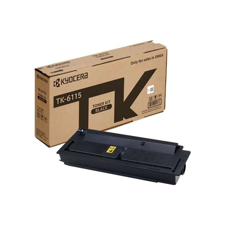 Kyocera TK6115 Negro Cartucho de Toner Original - 1T02P10NL0