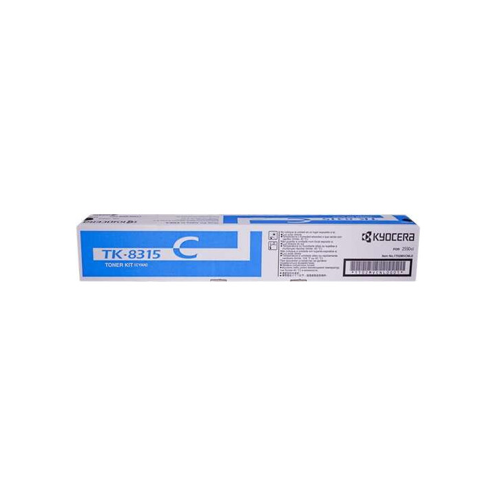 Kyocera TK8315 Cyan Cartucho de Toner Original - 1T02MVCNL0/TK8315C