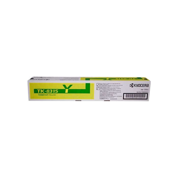 Kyocera TK8315 Amarillo Cartucho de Toner Original - 1T02MVANL0/TK8315Y