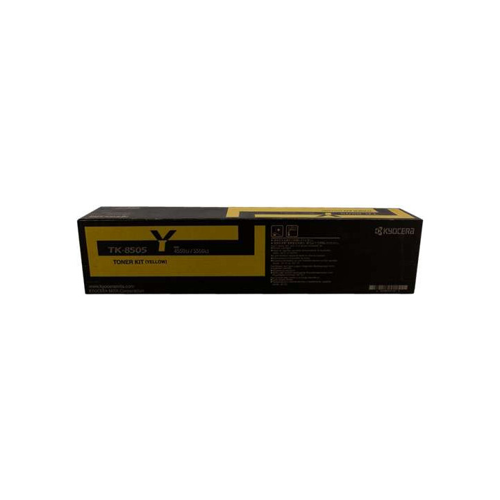 Kyocera TK8505/TK8507 Amarillo Cartucho de Toner Original - 1T02LCANL0/TK8505Y