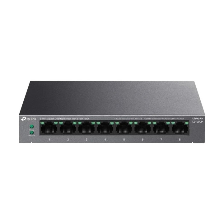 TP-Link TL-LS108GP Switch 8 Puertos 10/100/1000Mbps - POE