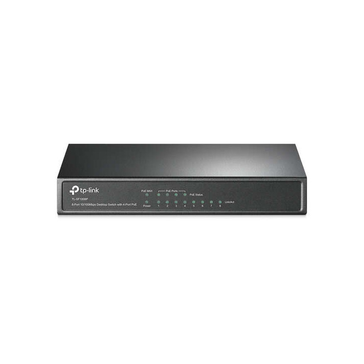 TP-Link Switch PoE de Sobremesa con 8 Puertos a 10/100 Mbps