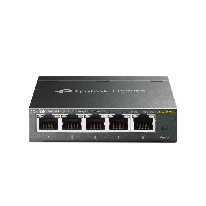 TP-Link Switch Easy Smart de 5 puertos Gigabit - Plug & Play - Carcasa Metalica - Reduce el Consumo de Energia