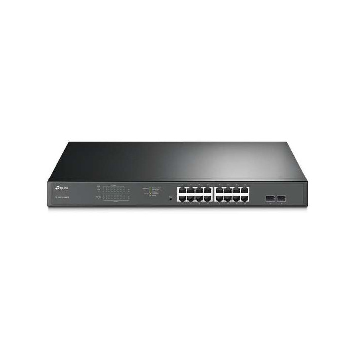 TP-Link Switch Easy Smart JetStream - 16 Puertos Gigabit PoE/PoE+