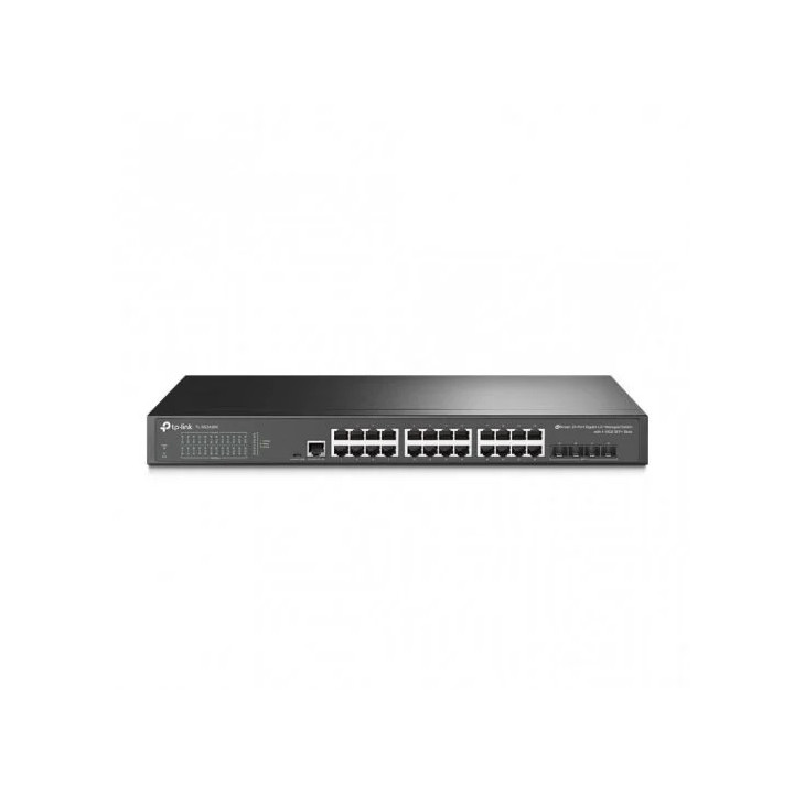 TP-Link Switch Gestionado L2 24 Puertos Gigabit + 4 SFP