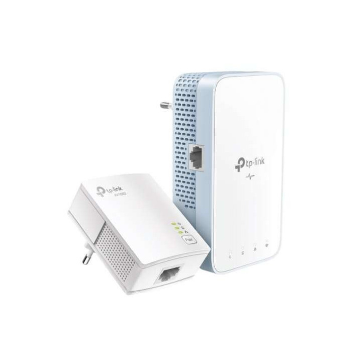 TP-Link Pack de Adaptadores Powerline Gigabit AV1000 WiFi - 1000Mbps - Alcance hasta 300m - Gigabit Ethernet