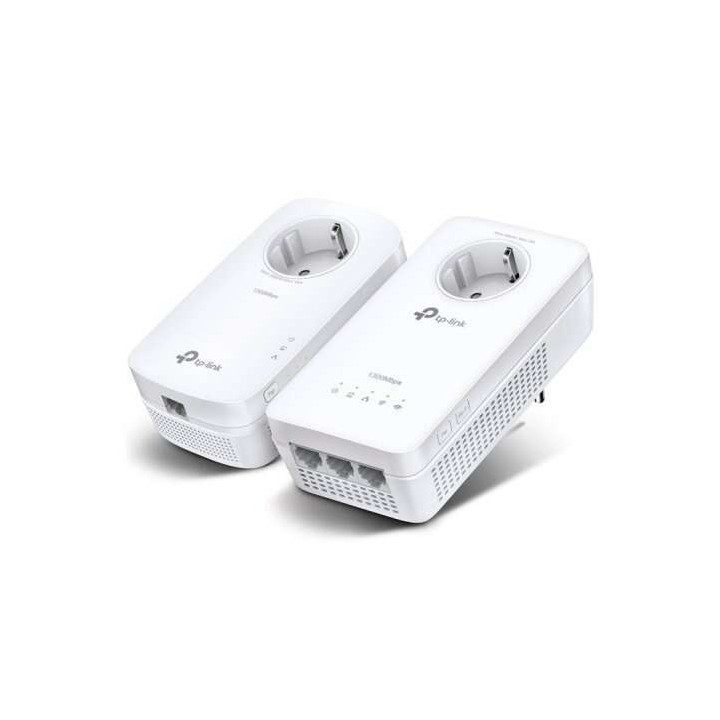 TP-Link KIT Powerline WiFi AC1200 - Enchufe Incorporado - 3 Puertos Gigabit Ethernet - Doble Banda hasta 867Mbps