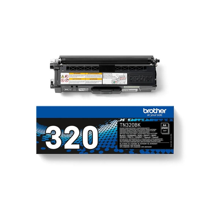 Brother TN320 Negro Cartucho de Toner Original - TN320BK