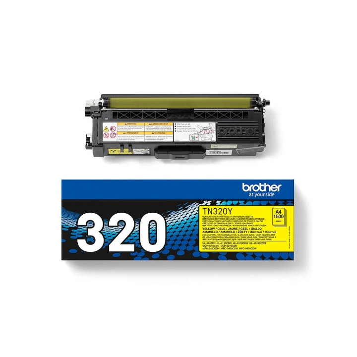 Brother TN320 Amarillo Cartucho de Toner Original - TN320Y