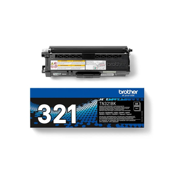 Brother TN321 Negro Cartucho de Toner Original - TN321BK