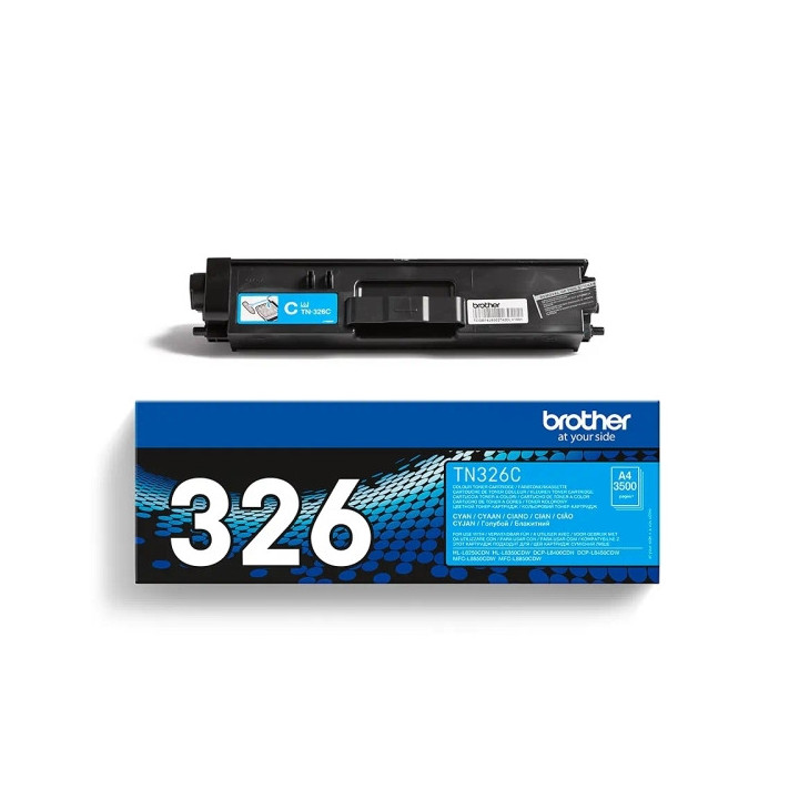 Brother TN326 Cyan Cartucho de Toner Original - TN326C