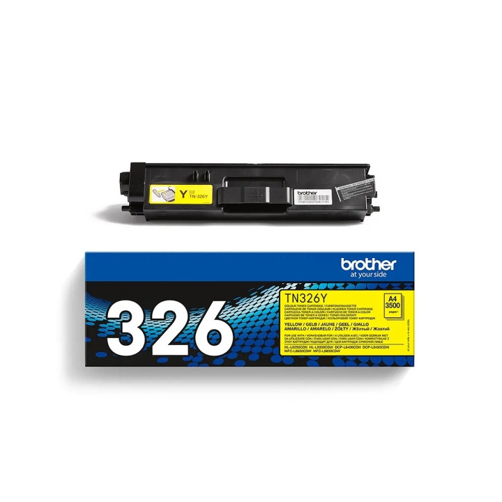 Brother TN326 Amarillo Cartucho de Toner Original - TN326Y