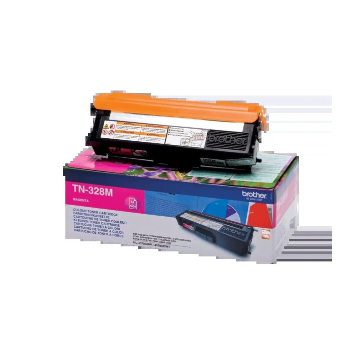 Brother TN328 Magenta Cartucho de Toner Original - TN328M