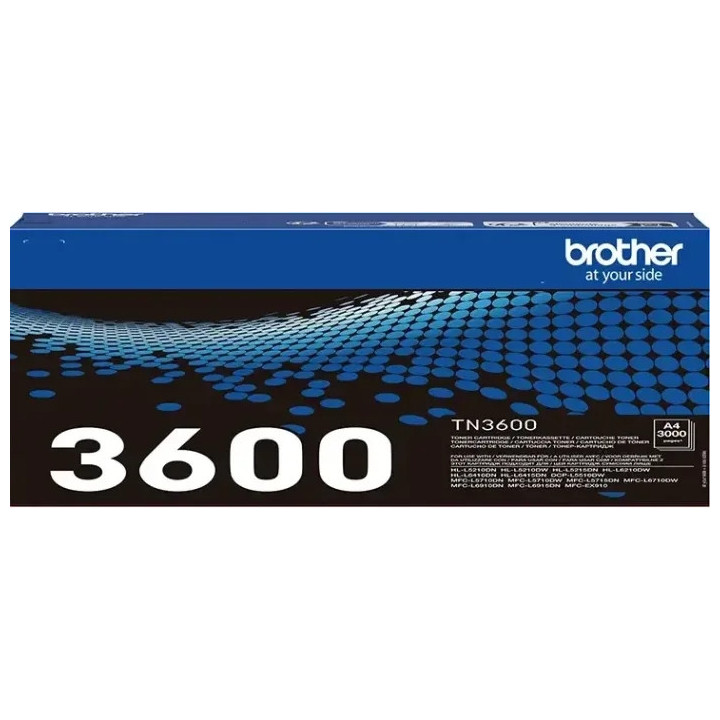 Brother TN3600 Negro Cartucho de Toner Original - TN3600