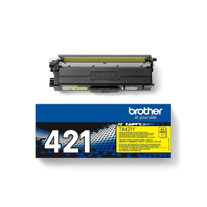 Brother TN421 Amarillo Cartucho de Toner Original - TN421Y