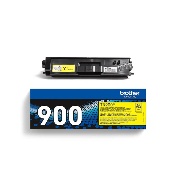 Brother TN900 Amarillo Cartucho de Toner Original - TN900Y