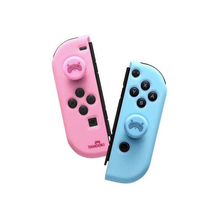 FR-TEC Carcasas Rigidas Switch Tanooki Combo - Mejora el Agarre de los Joysticks - Acabado Mate - Color Varios