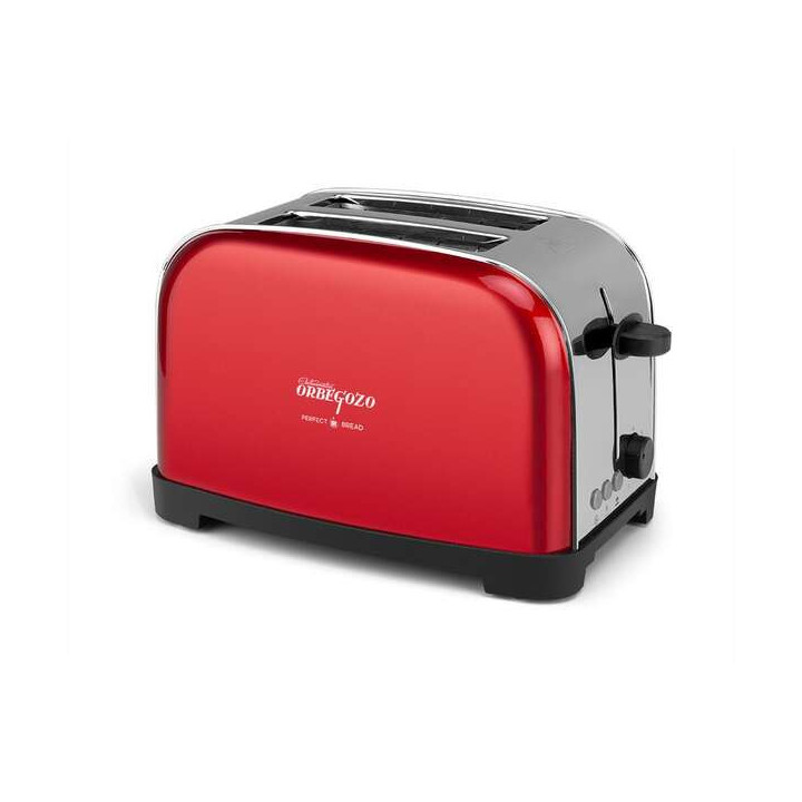 Orbegozo TOV 5200 Tostadora Vintage - Potencia 750-850W - 7 Niveles de Tostado - Funcion Descongelado y Recalentar - Carcasa de