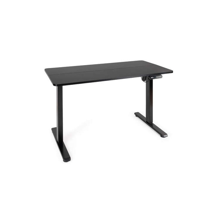 Tooq Origami Mesa de Escritorio Electrica Ajustable en Altura 730-1180mm - Motor DC 100-240V - Tablero de MDF 18mm - Color Negr