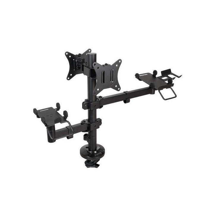 Tooq Soporte de Mesa para TPV/Impresora/Pantallas/Terminal/Lector - Color Negro