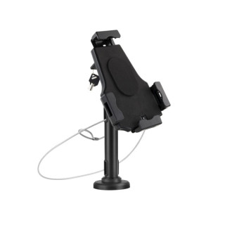 Tooq Soporte de Sobremesa y Pared Profesional Ajustable para Tablet de entre 7.9” a 10.5” - Incluye Candado Antirrobo - Org