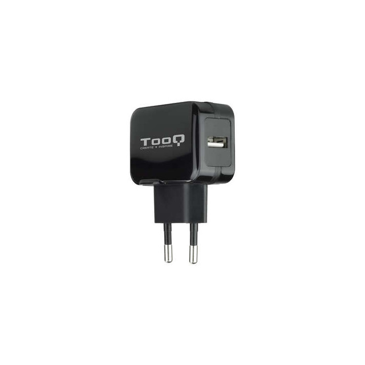 Tooq Cargador de Pared USB 5V 2.4 A - 1 Puerto USB - Color Negro