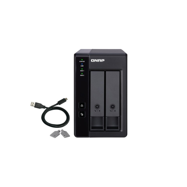 QNAP TR-002 Caja de Expansion RAID USB 3.0 - 2 Bahias 2.5"