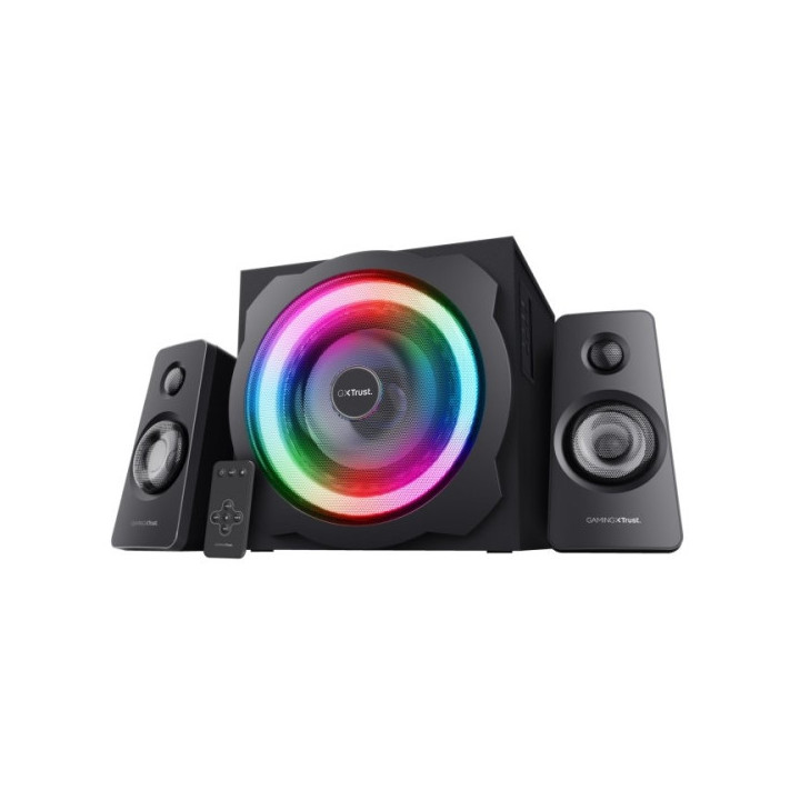 Trust Altavoces GXT 629 Tytan 2.1 60W - Entrada y Salida Jack 3.5mm - Color Negro