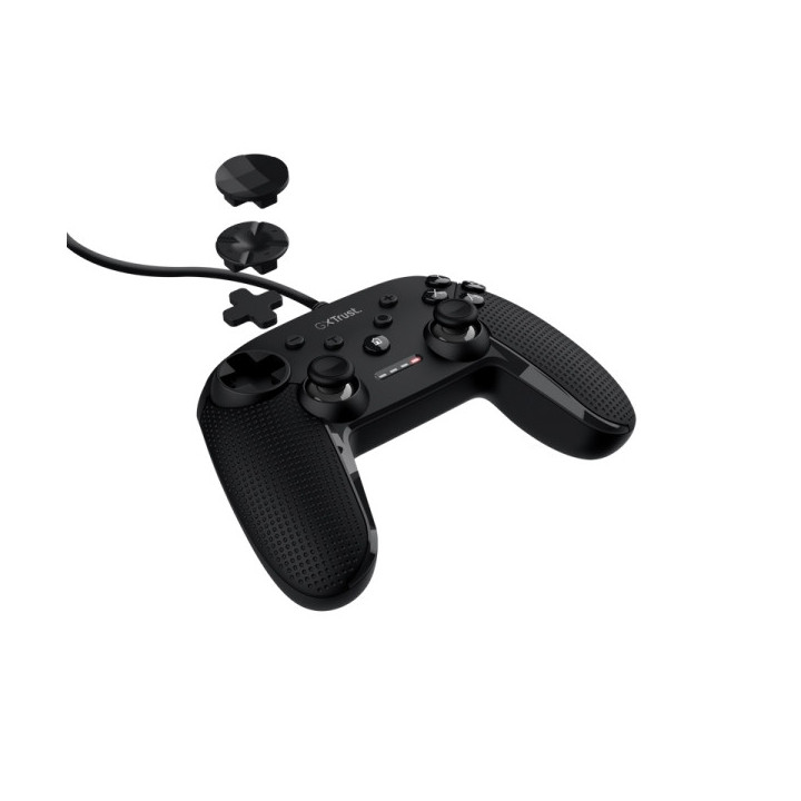 Trust Controlador para Gaming Muta - Cable de 3 Metros - Gatillo Sensible a la Presion - Personalizable - 15 Botones - Palanca