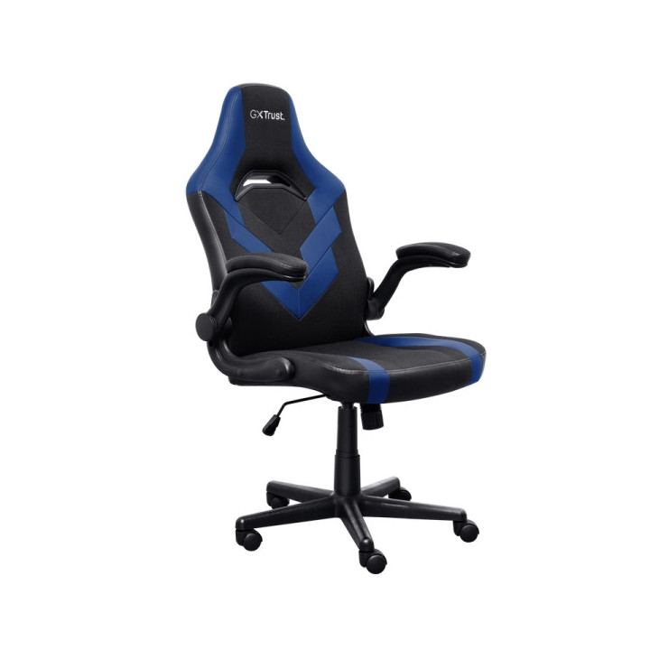 Trust GXT 703B Riye Silla Gaming - Reposabrazos - Ruedas de Nylon - Piston de Gas Clase 4 - Base Metal - Peso Max. 140Kg - Colo