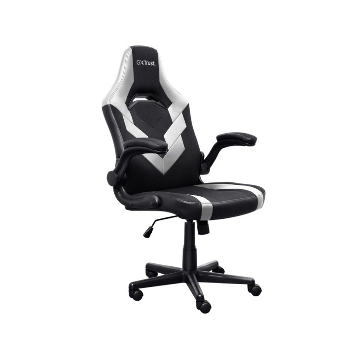 Trust GXT 703W Riye Silla Gaming - Reposabrazos - Ruedas de Nylon - Piston de Gas Clase 4 - Base Metal - Peso Max. 140Kg - Colo