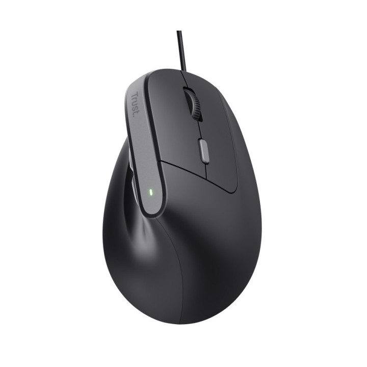 Trust Bayo Ii Raton Ergonomico - 2400dpi - 6 Botones - Color Negro