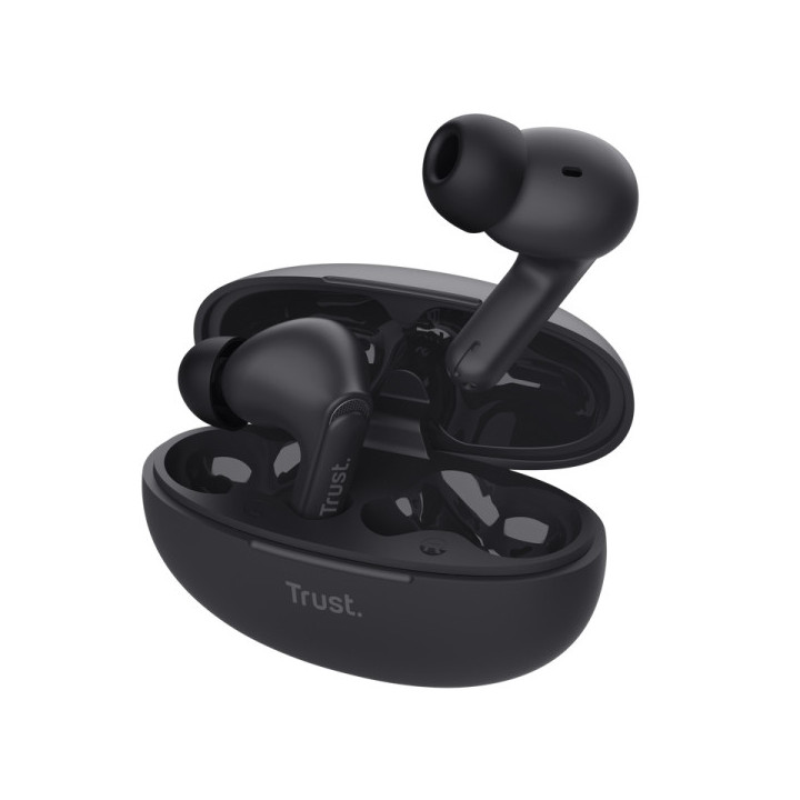 Trust Auriculares Inalambricos Yavi - Inalambricos - Color Negro