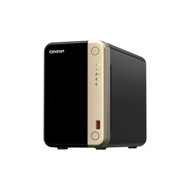 QNAP TS-264-8G NAS Torre Procesador Intel Celeron N4505 - Memoria 8GB - 2 Bahias 2.5"