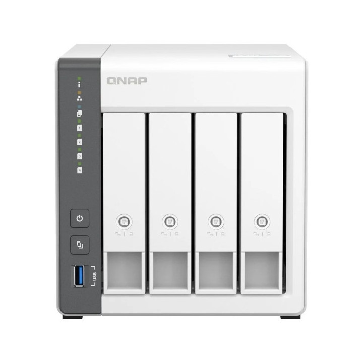 QNAP TS-433 NAS Torre Procesador ARM Cortex-A55 - Memoria 4GB - 4 Bahias 2.5"