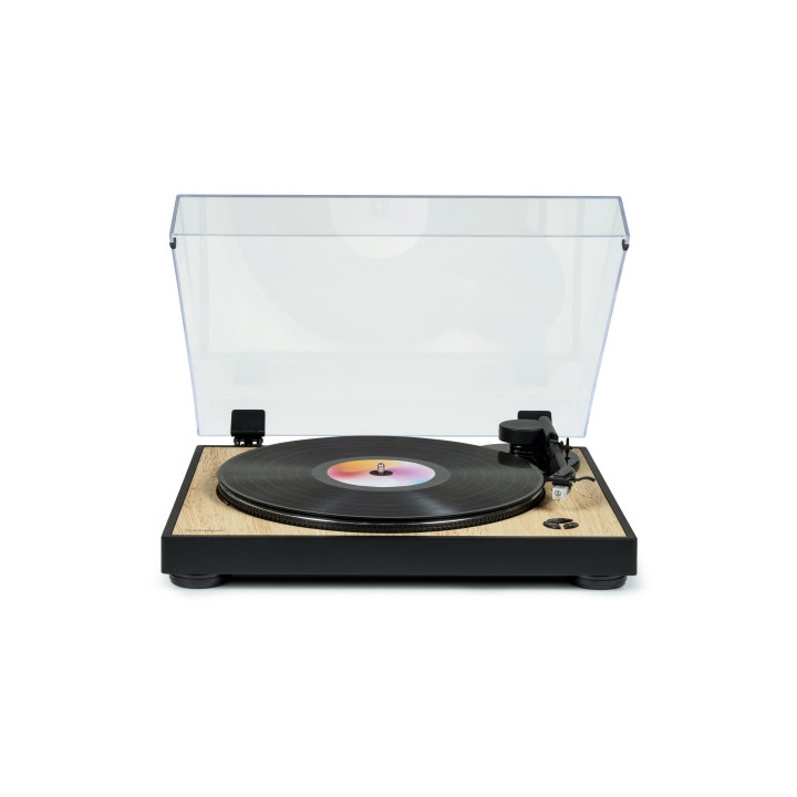 Thomson TT300 Giradiscos Preamplificado - Funcion Parada Automatica - Color Madera/Negro