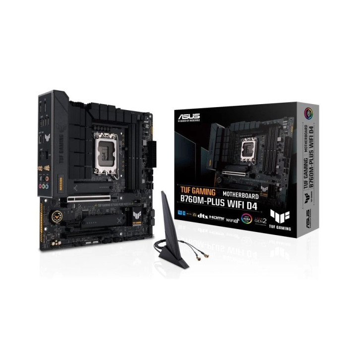 Asus TUF Gaming B760M-PLUS WIFI D4 Placa Base LGA 1700 - WiFi