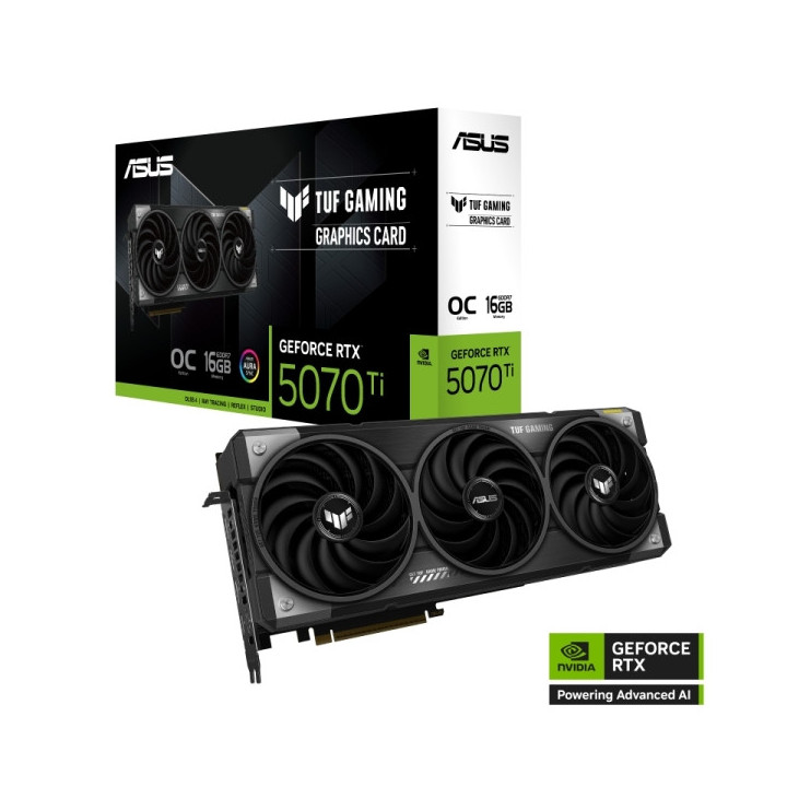 Asus TUF GeForce Gaming RTX5070TI-O16G Tarjeta Grafica 16GB GDDR7 OC Edition