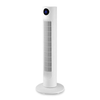 Orbegozo TWM 0960 Ventilador de Torre - Potente Motor de 60W - Altura de 78cm - Panel LED con Indicador de Temperatura - Funcio