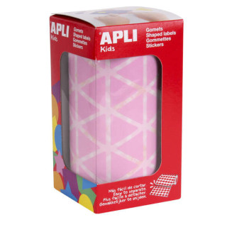 Apli Pack de 2832 Gomets Triangulares 20x20x20mm - Adhesivo Permanente - Ideal para Actividades Creativas y Desarrollo de Habil