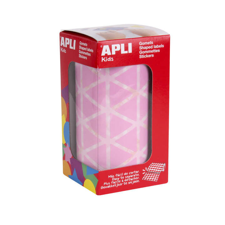 Apli Pack de 2832 Gomets Triangulares 20x20x20mm - Adhesivo Permanente - Ideal para Actividades Creativas y Desarrollo de Habil