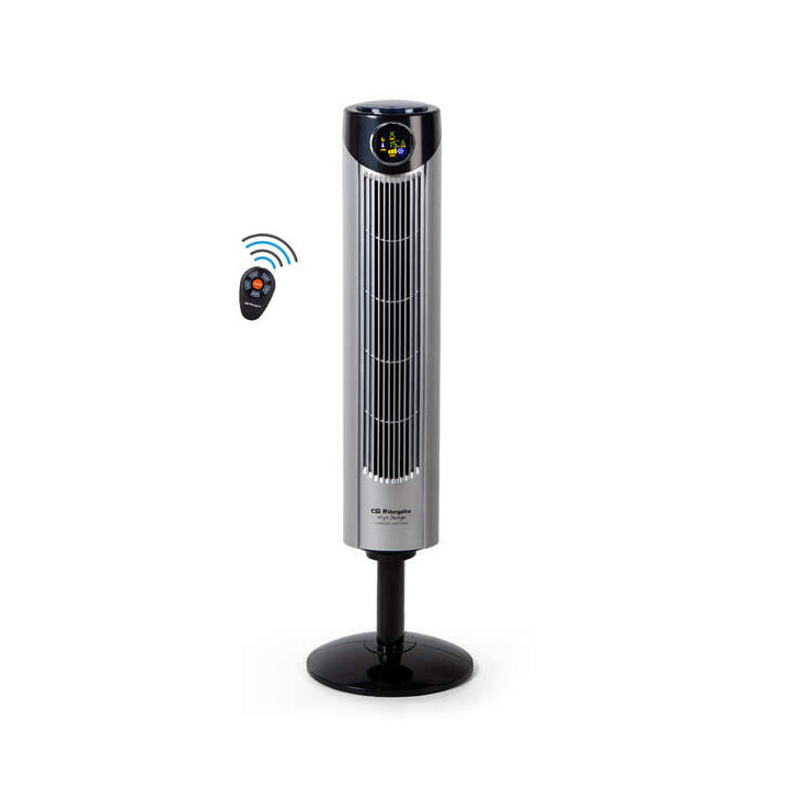 Orbegozo TWM 1015 Ventilador de Torre Ionico Oscilante - Potente Caudal de Aire - Display Digital - Mando a Distancia - Practic