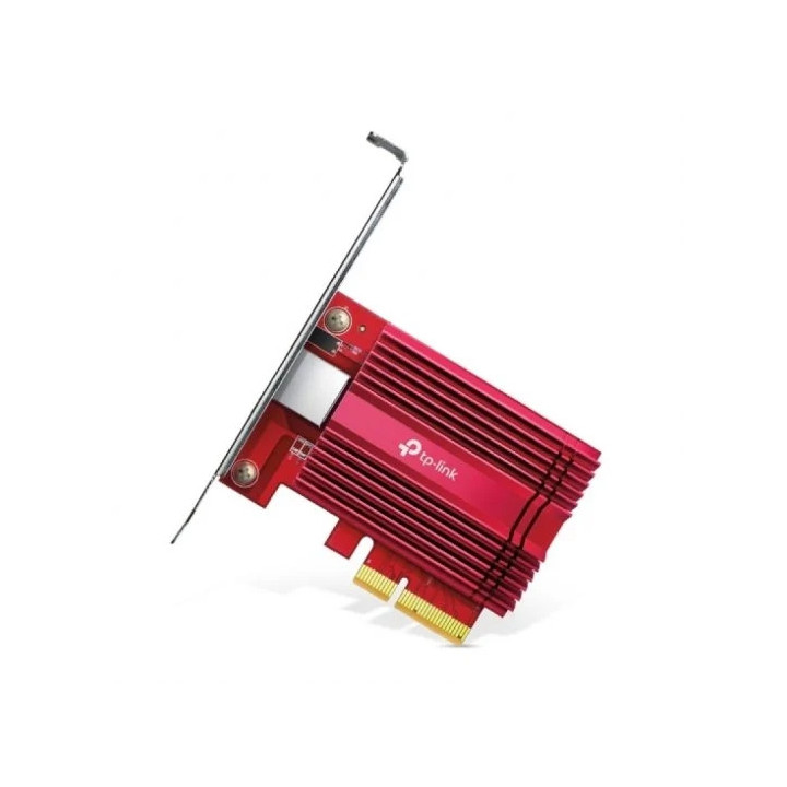 TP-Link TX401 Adaptador de red PCIe 3.0 - Conexion en Red de 10GB - Incluye Cable Ethernet CAT6A de 1.50m